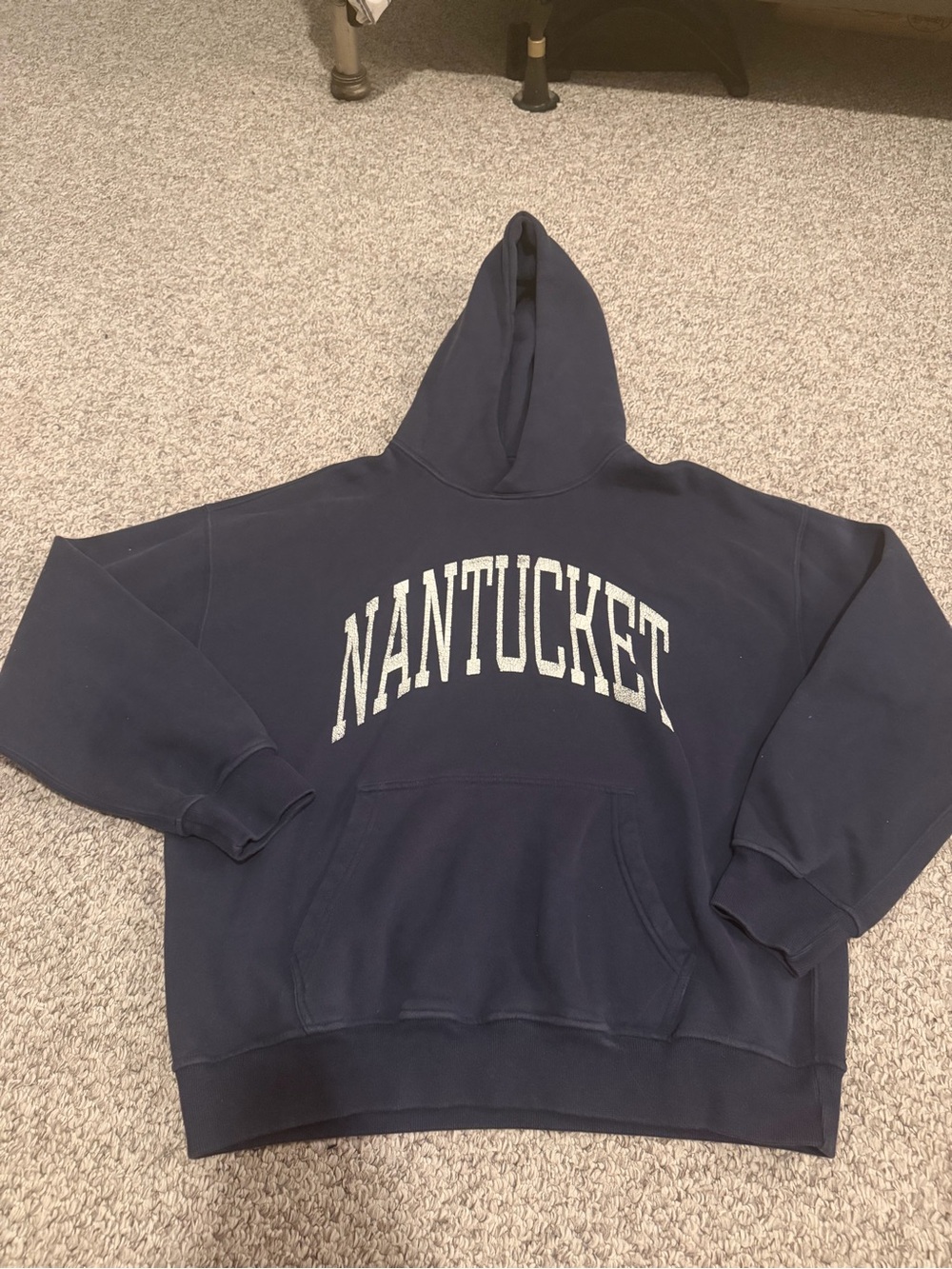 Abercrombie & Fitch Navy 'Nantucket' Pullover Hoodie